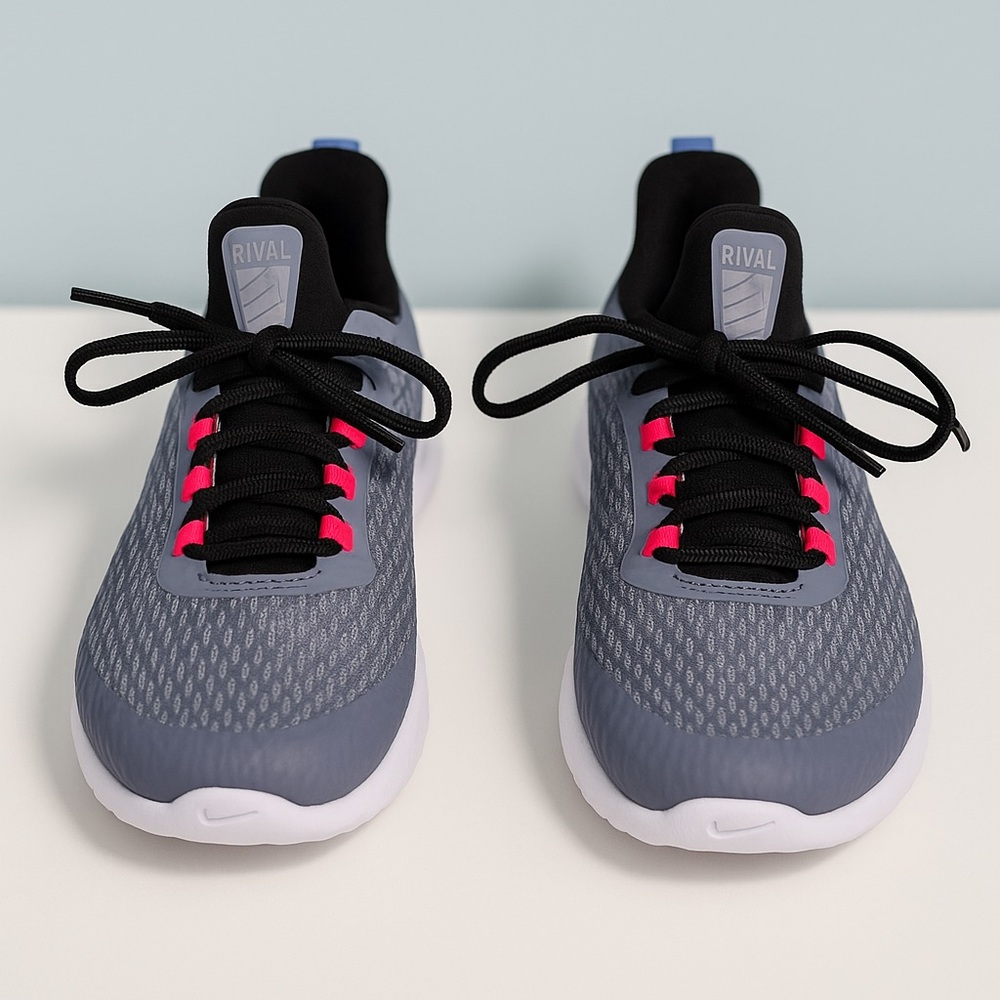 Nike Gray/Purple and Pink Athletic Shoes